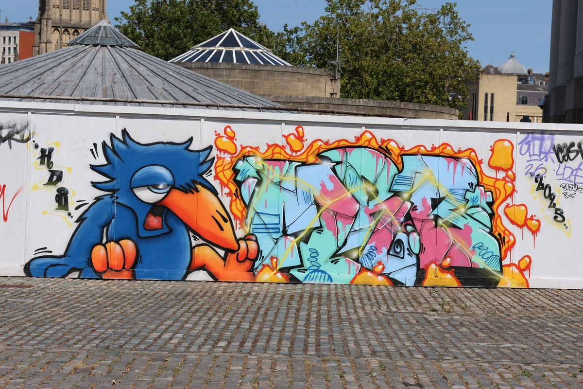 Graffiti photographed in Bristol