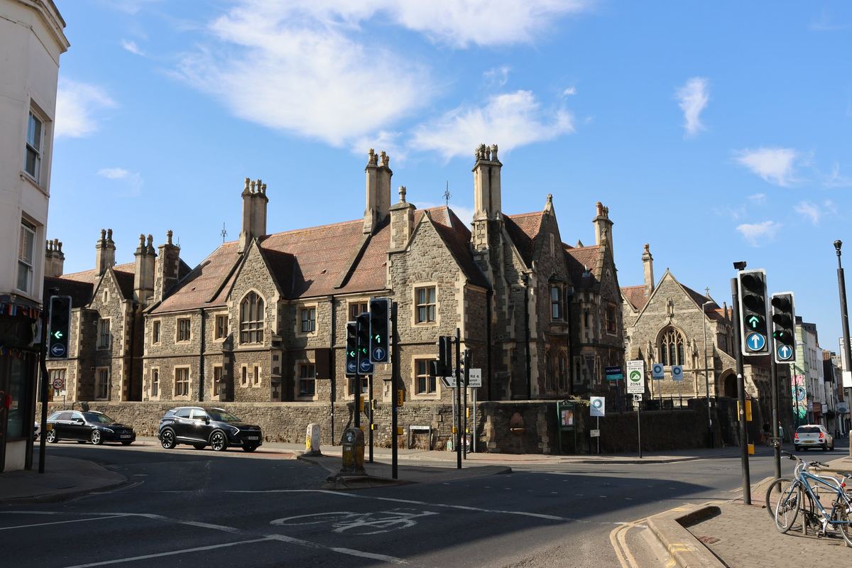 Holy Trinity Almshouses, Midland road / Old Market Street, Bristol, BS2