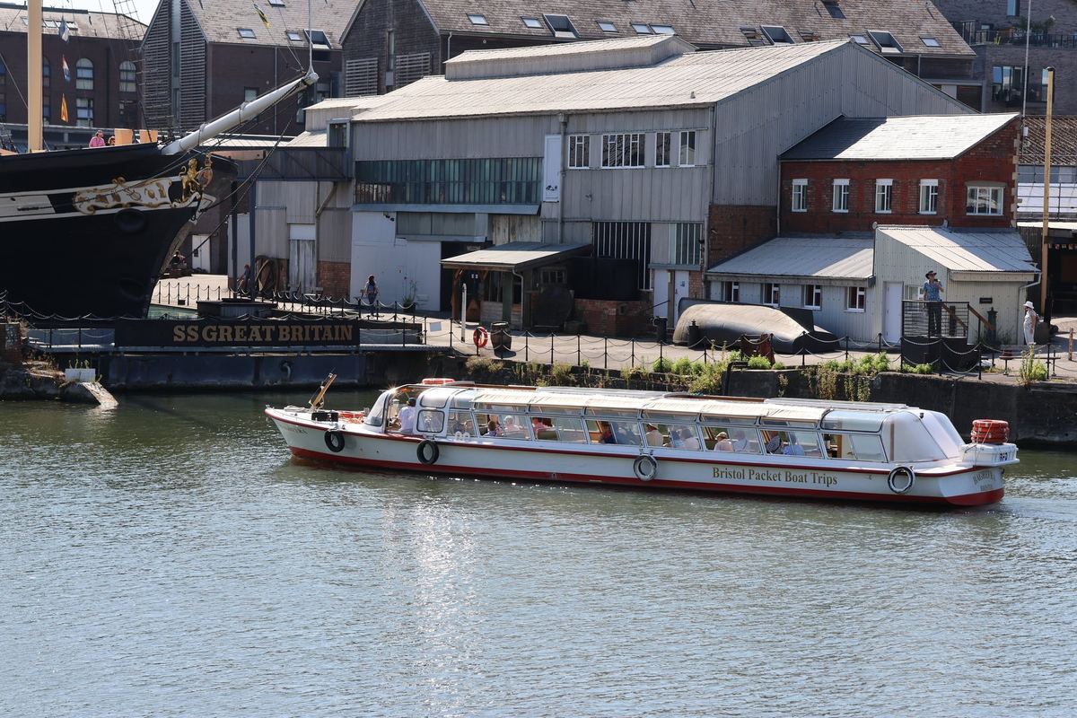 Passing the Great Britain photographed in Bristol Harbourside
