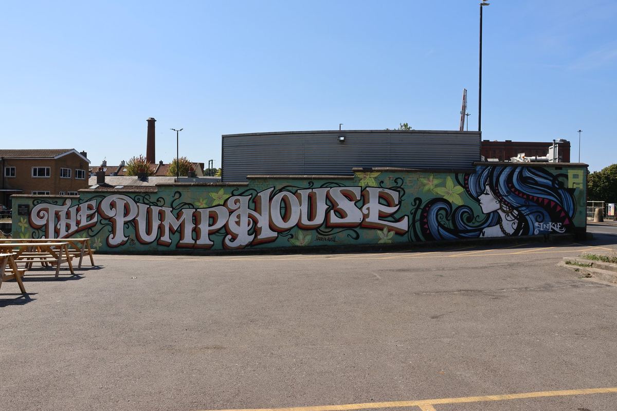 Graffiti photographed in The pump house,Merchants Rd, Hotwells, Bristol BS8 4PZ