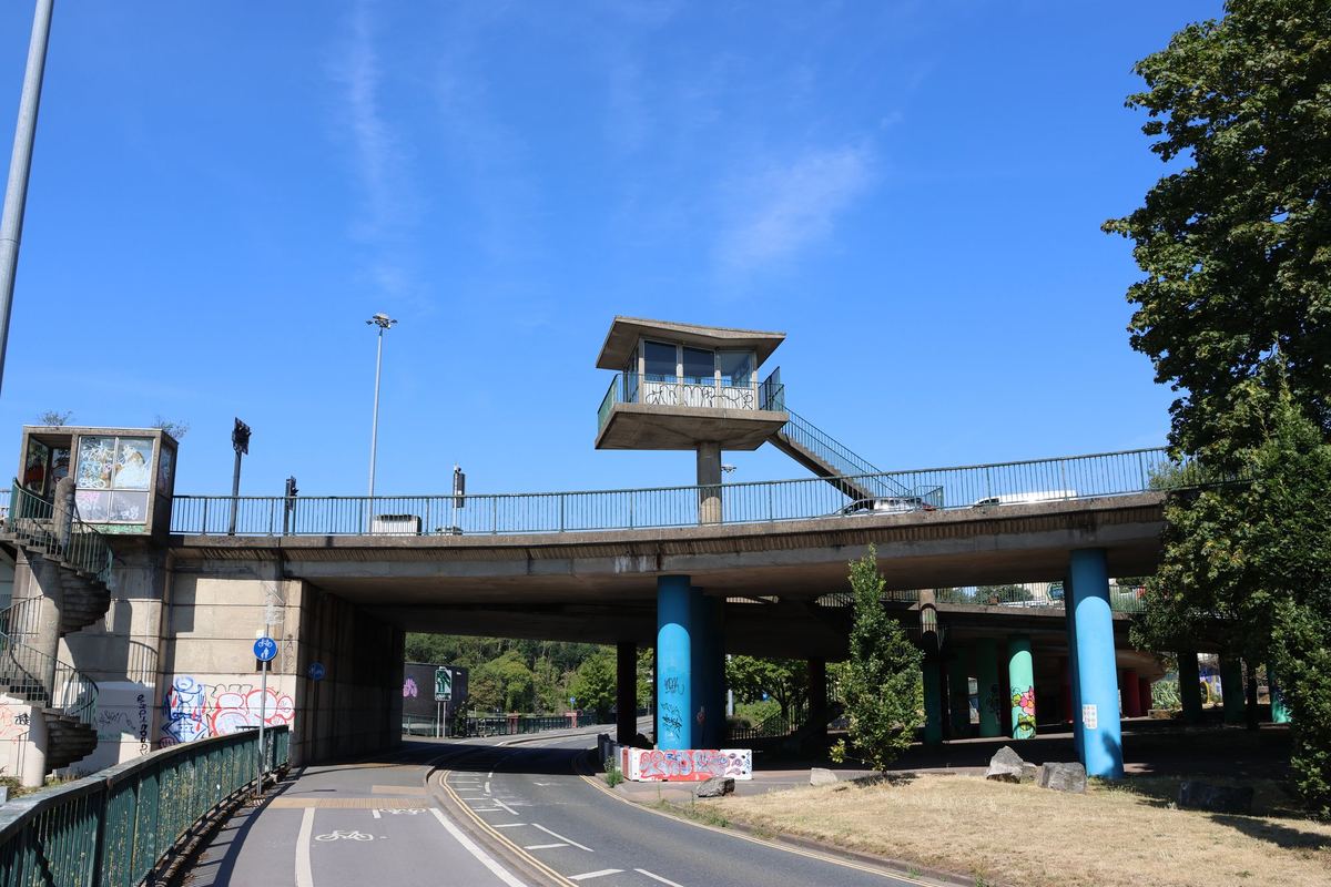 The Cumberland Basin Flyover photographed in Cumberland Basin, Bristol