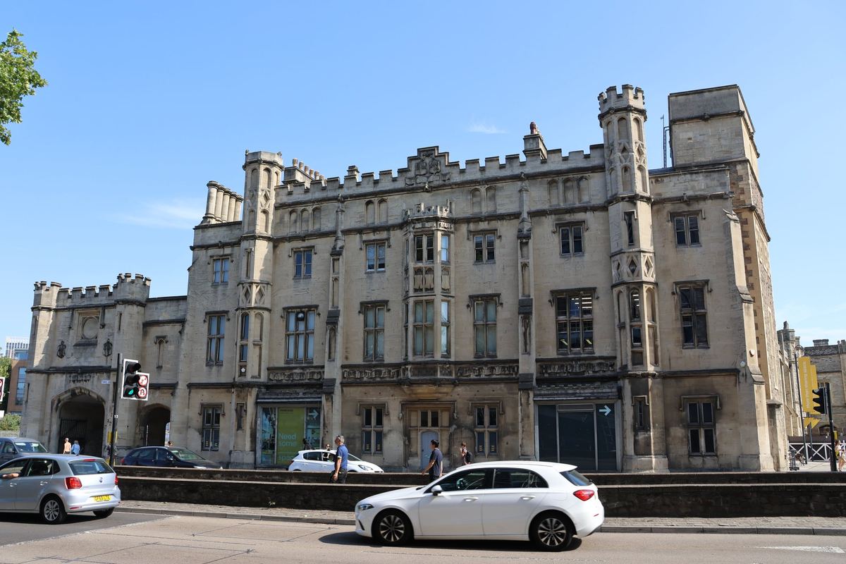 Brunel's Old Bristol Station photographed in Bristol
