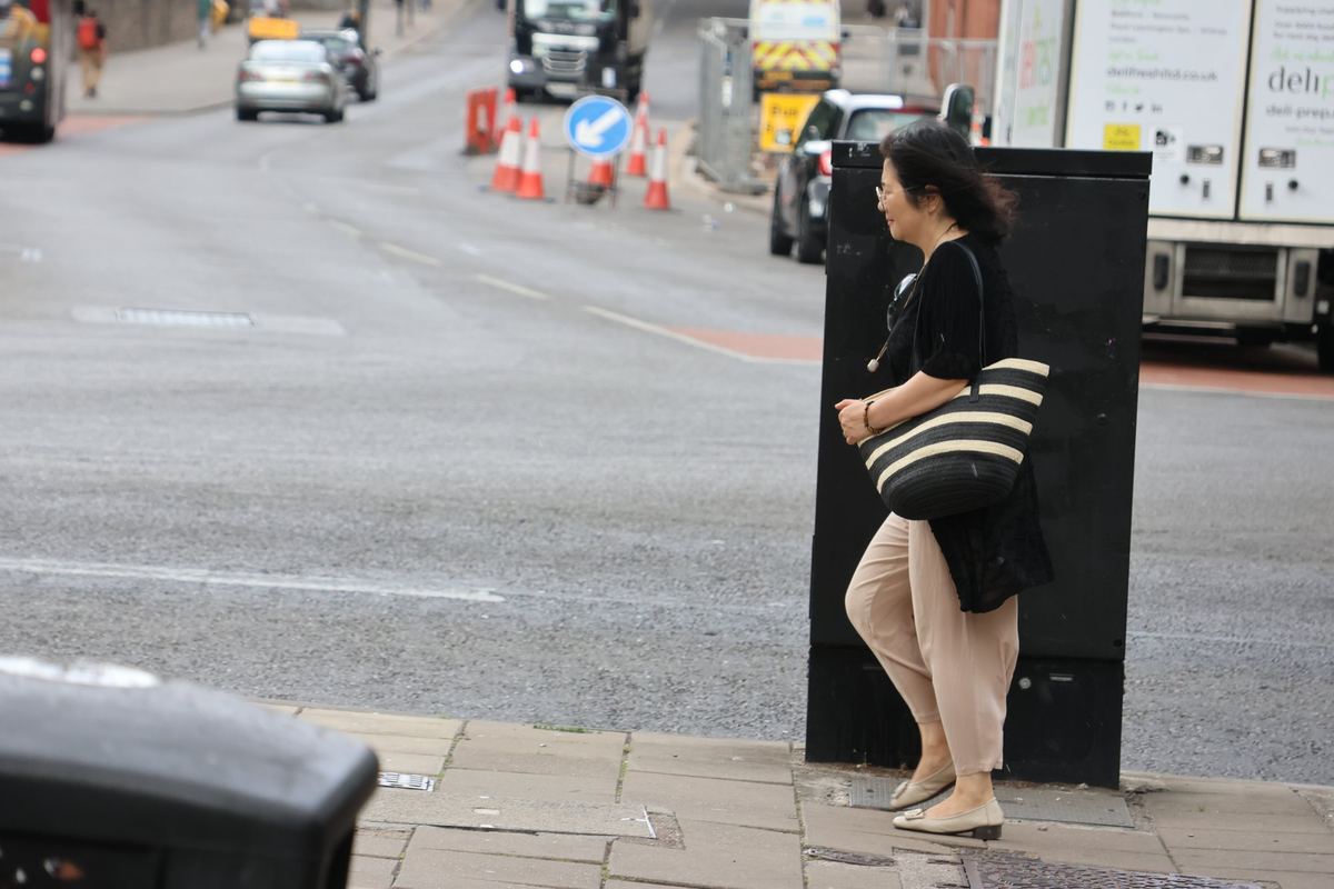 Waiting by the Roadworks, Bristol