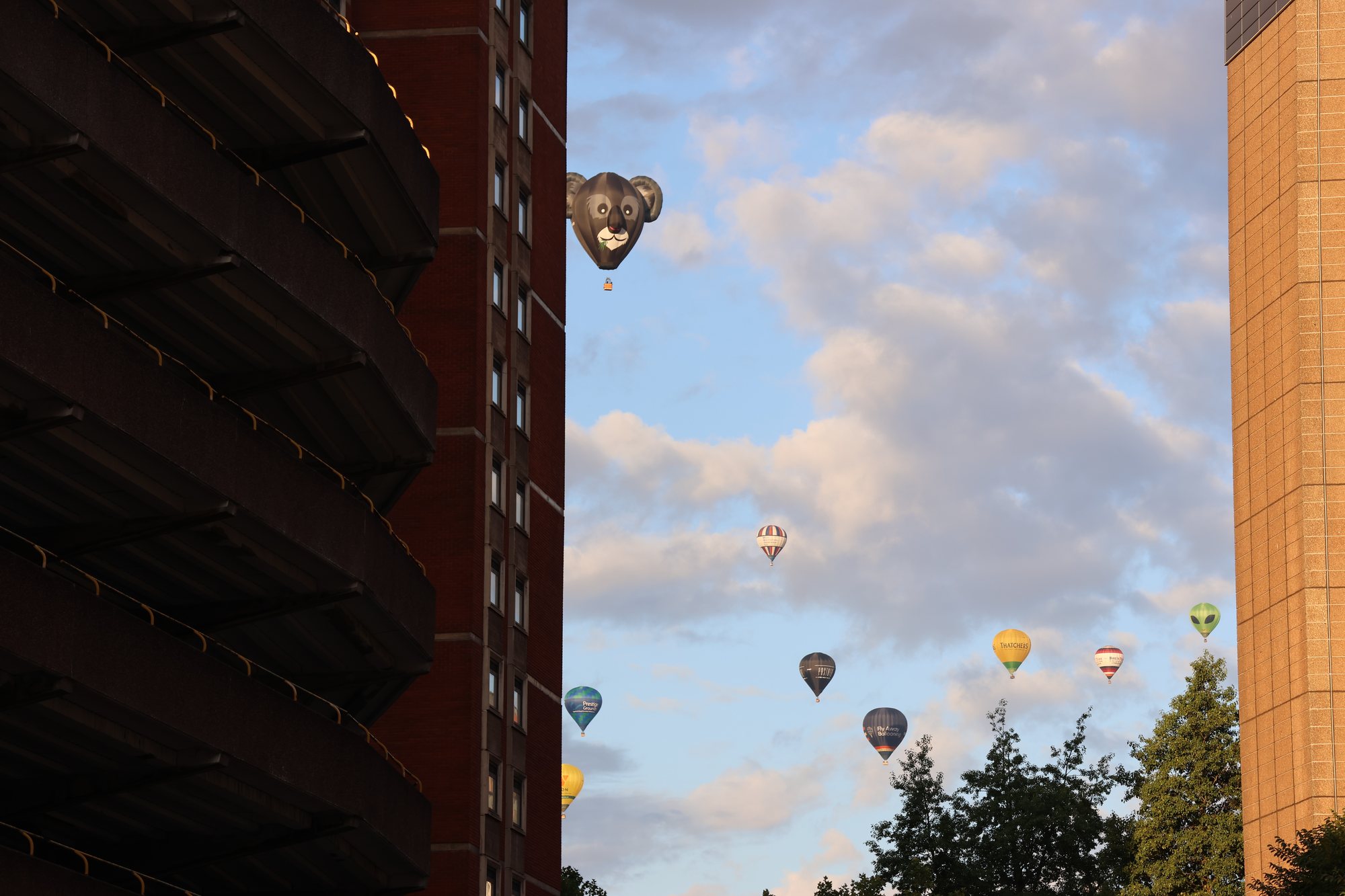 Balloons Between Buildings, Bristol