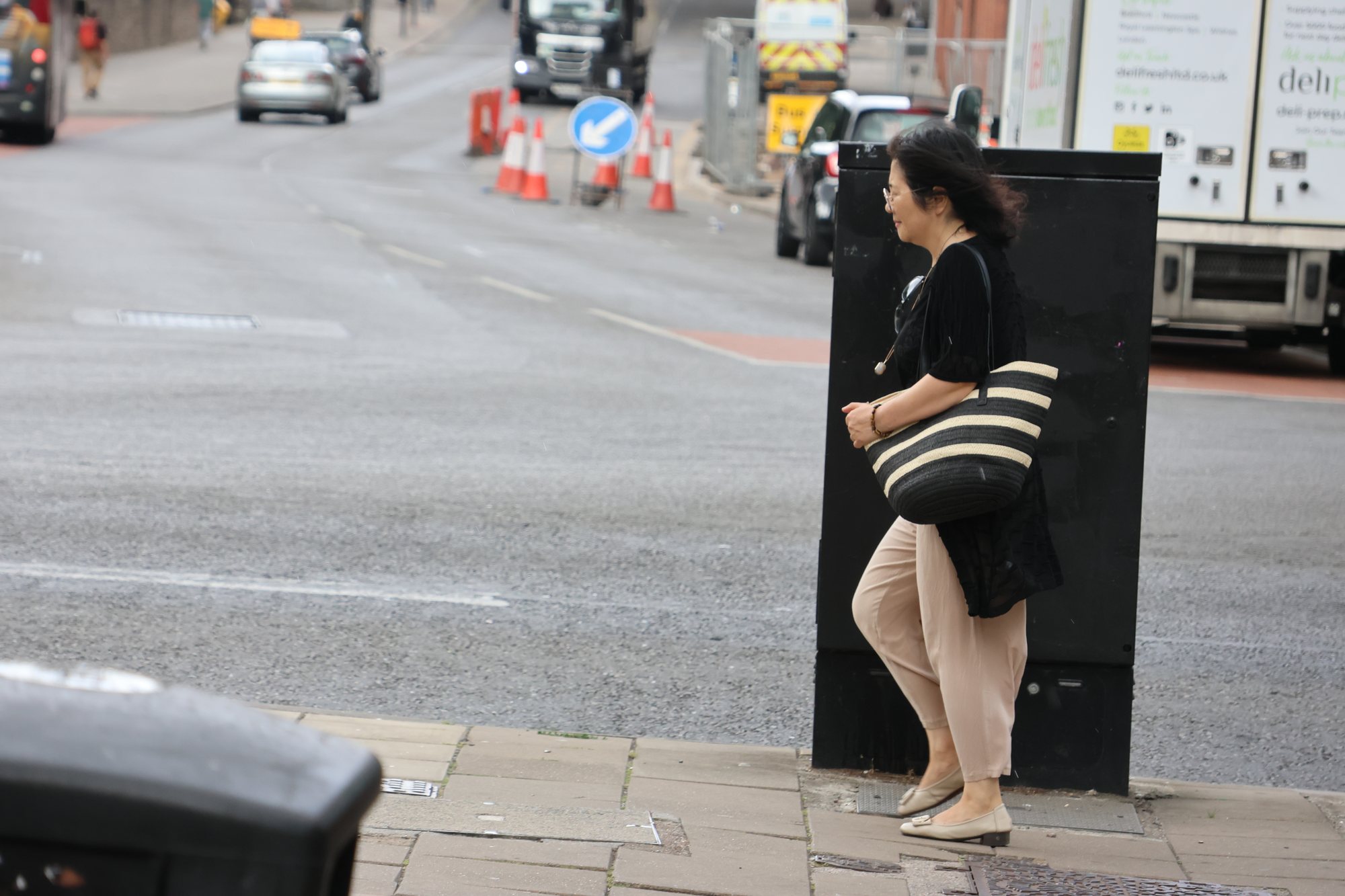 Waiting by the Roadworks, Bristol